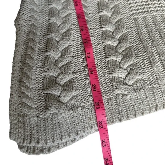Abercrombie & Fitch Sweater Small‎ Cream CableKnit Pullover Size S Chunky Cozy - Picture 5 of 7